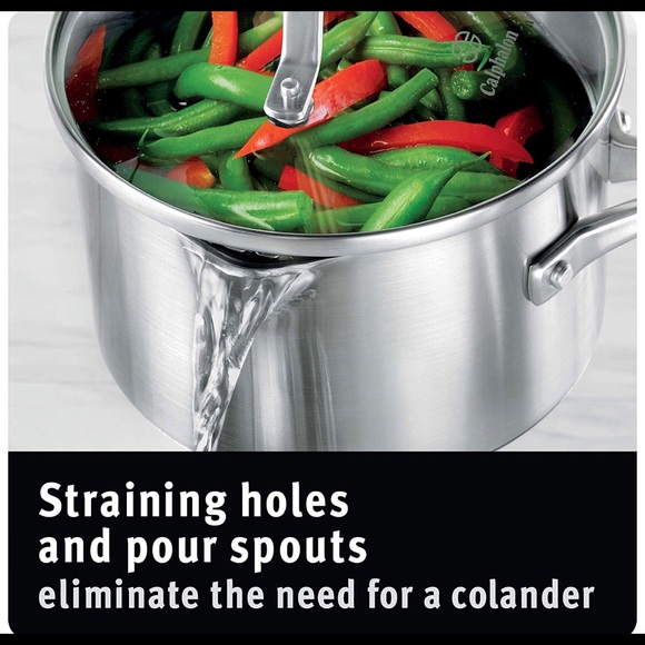 Calphalon Stainless Steel 10pc Cookware - Picture 4 of 7